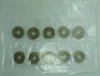 Creative 2.4cm Ten Emperors Copper Coin collection, copper coin street stall, wholesale of cultural and artistic copper coins Application Scenario